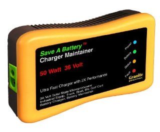 Save A Battery 2365 36 36 Volt Battery Charger and Maintainer Automotive