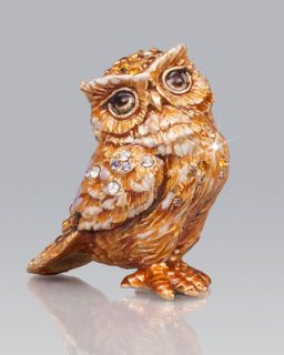 Bill Owl Mini Figurine   Jay Strongwater