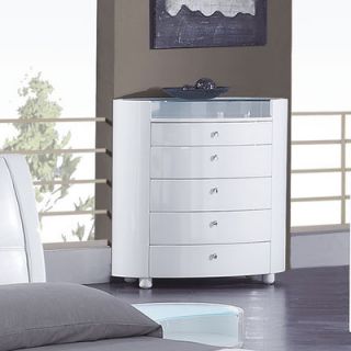 Global Furniture USA Evelyn 5 Drawer Chest EVELYN CH CH / EVELYN CH / EVELYN 