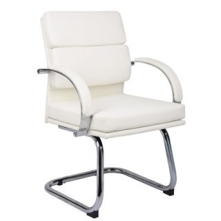 Boss Office Products Guest Chair with Padded Arm Rests B9409 BK / B9409 WT Co