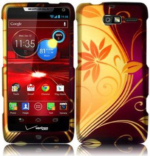 For Motorola Droid Razr M XT907 Hard Design Cover Case Splendid Swirl Cell Phones & Accessories