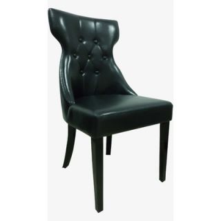 NOYA USA Parsons Chair FX500 Color Brown, Finish Dark Walnut