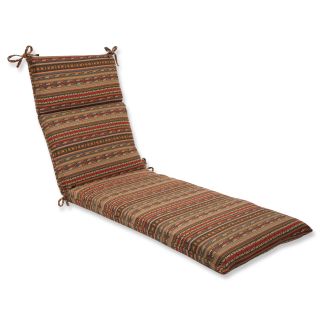 Pillow Perfect Chaise Lounge Cushion With Sunbrella Chimayo Fabric