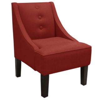 Skyline Furniture Swoop Armchair 74 1LNN Color Antique Red