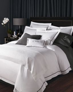Two King Solid Color Pillowcases, Monogrammed   Ralph Lauren
