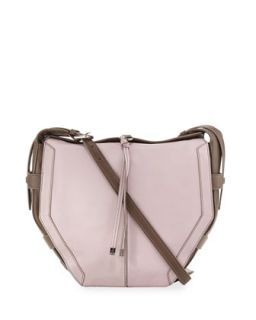 Lynn Leather Shoulder Bag, Lilac/Gray   Kooba