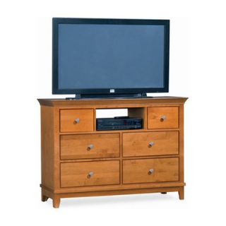 American Drew Sterling Pointe 50 TV Stand 181   585XX Finish Maple