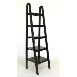 Wayborn Ladder 67.5 Bookcase 9025 Finish Black