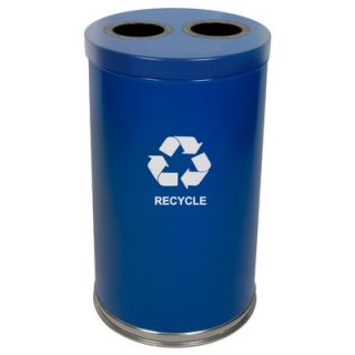Witt 18 W Recycling Unit with Two Openings 18RTXX 2H Color Blue
