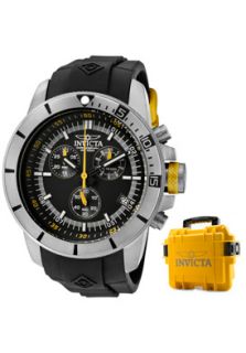 Invicta INVICTA 11744BYB  Watches,Mens Pro Diver Chronograph Black Dial Black Polyurethane, Chronograph Invicta Quartz Watches