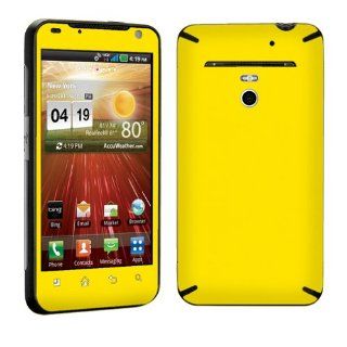 LG Revolution 4G VS910 Verizon Vinyl Decal Protection Skin Hot Yellow Cell Phones & Accessories