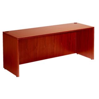 Boss Office Products Executive Desk Shell N10 Finish Cherry, Size 36 x 71