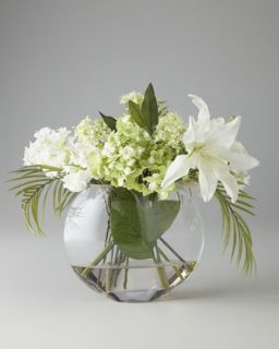 Green & White Faux Flowers   John Richard Collection
