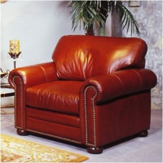 Omnia Furniture Savannah Leather Chair SAV C