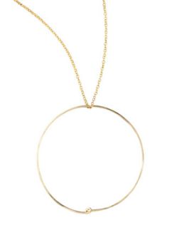 Letter Pendant Necklace, O   GaugeNYC