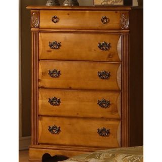 Sunset Trading Brighton 5 Drawer Chest SS BY100 CH