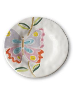 Four Butterfly Dinner Plates