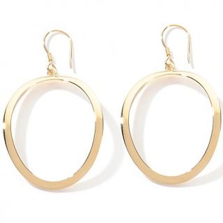 Technibond® Circle Silhouette Drop Earrings