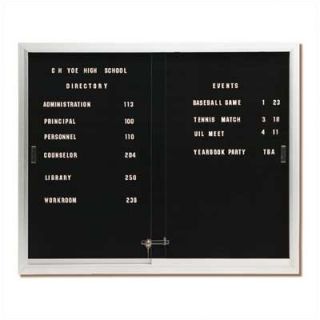 Best Rite Deluxe Directory Board 98XXX Size 3 x 2, Style Hinged Doors