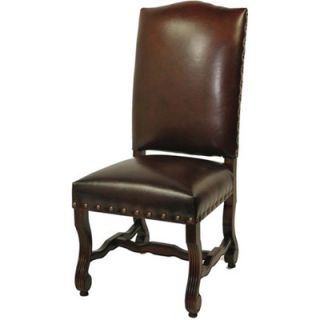 MOTI Furniture True Leather High Back Side Chair 94011029 / 94011028 Color B