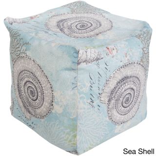Sea Critters Outdoor/ Indoor Decorative Cube Pouf