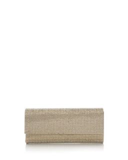 Ritz Fizz Crystal Clutch Bag, Silver Champagne   Judith Leiber Couture