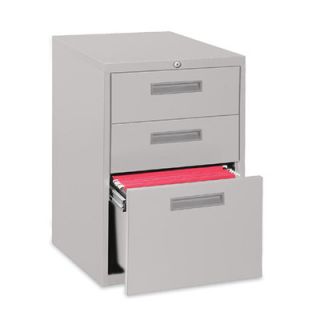 Lorell 3 Drawer Box/Box/File Mobile Pedestal Files LLR67743 Finish Putty