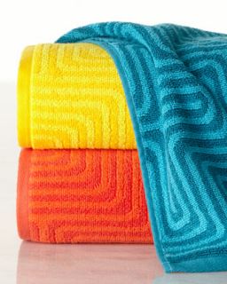 Amazing Maze Hand Towel   Trina Turk