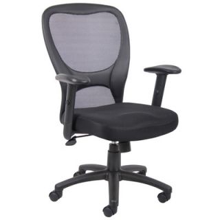 Boss Office Products High Back Mesh Task Chair with Adjustable Arms B6508