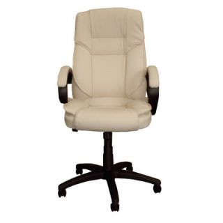 Innovex Primus High Back Leather Executive Office Chair C0417L Color Beige