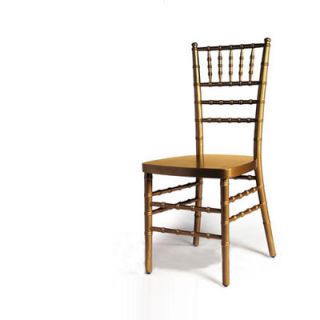 Advanced Seating Armless Chiavari Stacking Chair with Optional Cushion BSCGOLD