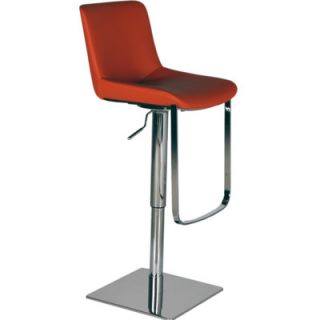 Bellini Modern Living Celeb 21 Adjustable Swivel Bar Stool Celeb BS Color Red