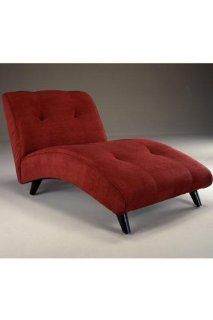 Shop Roma Genova Chaise 30"hx32"lx55"d Lipstick at the  Furniture Store. Find the latest styles with the lowest prices from Home Decorators Collection