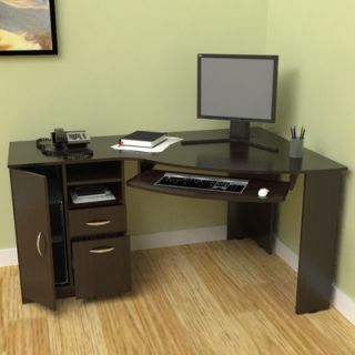 Inval Corner Desk with Shelf ET 3115