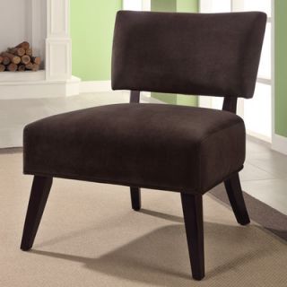 Wildon Home ® Oversized Fabric Slipper Chair 460508 Color Brown