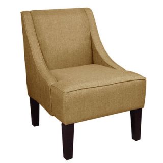 Skyline Furniture Swoop Glitz Armchair 72 1GLTFLB Color Filbert