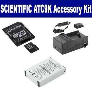 Oregon Scientific ATC9K Camcorder Accessory Kit includes SDICP103346 Battery, N66520 Memory Card, ZELCKSG Care & Cleaning  Digital Camera Accessory Kits  Camera & Photo