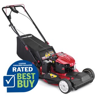 Troy Bilt TB280 ES 190cc 21 in Self Propelled Front Wheel Drive 3 in 1 Gas Push Lawn Mower with Briggs & Stratton Engine