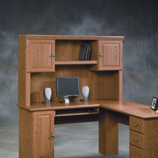 Sauder Orchard Hills Corner Computer Desk with Hutch 401929