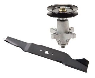 Oregon 82 519 MTD Spindle Assembly with Blade for MTD 918 0671  Lawn Mower Deck Parts  Patio, Lawn & Garden