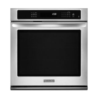 KitchenAid Architect II Self Cleaning Convection Single Electric Wall Oven (Stainless Steel) (Common 27 in; Actual 27 in)