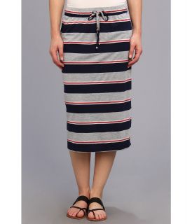 Allen Stripe Skirt Womens Skirt (Navy)
