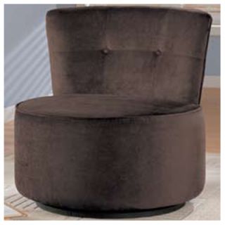 Wildon Home ® Swivel Fabric Lounge Chair 5413 A / 5413 B Color Charcoal