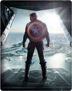 Captain America The Winter Soldier 3D   Zavvi Exclusive Limited Edition Steelbook (Includes 2D Version)      Blu ray