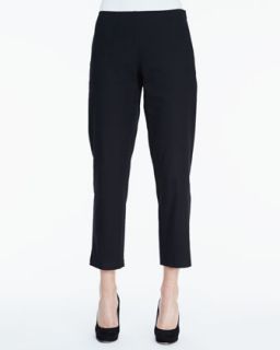 Organic Stretch Twill Slim Ankle Pants, Womens   Eileen Fisher