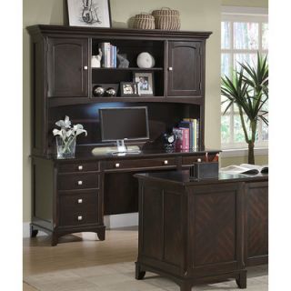 Wildon Home ® Doyle Credenza Desk with Hutch CST13291