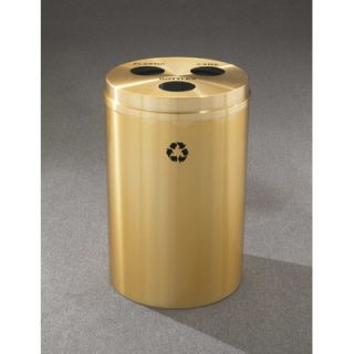 Glaro, Inc. RecyclePro Triple Stream Recycling Receptacle BCB 20 BE BE PLASTI