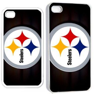 pittsburgh steelers nfl2 iPhone Hard 4s Case White Cell Phones & Accessories
