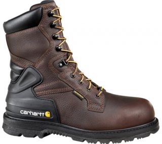 Carhartt CMW8239 8 Safety Toe Insulated Work Boot   Brown Pebble Oil Tanned Leather