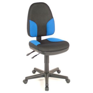 Alvin and Co. High Back Monarch Office Chair CH55 Color Black & Blue